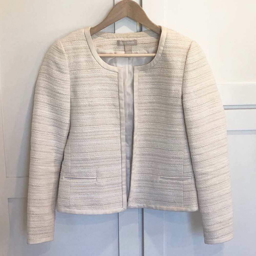 Banana Republic Tweed Blazer